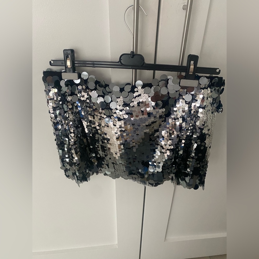 Zara sequin mini skirt